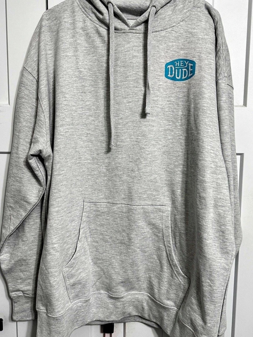 Hey Dude Modern Trout Hoodie Gray Size XXL